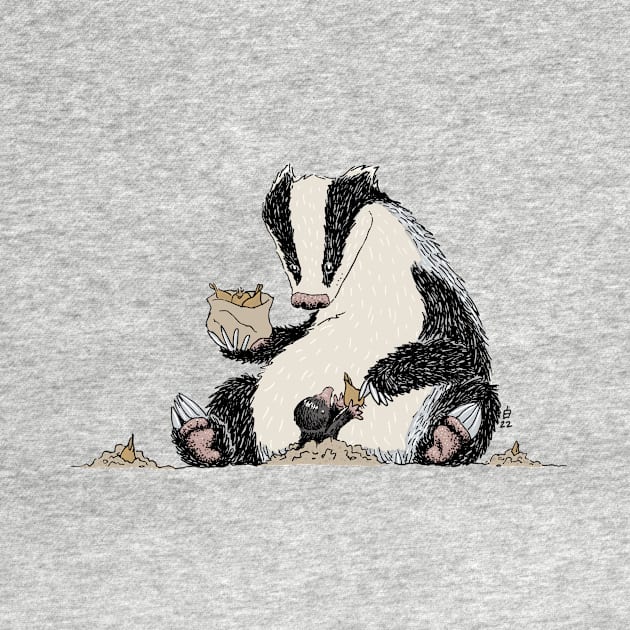 Planting Badger by shiro